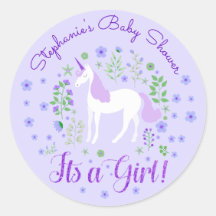 Entspannen Sie Ihre Lila Babydusche Personalisiert