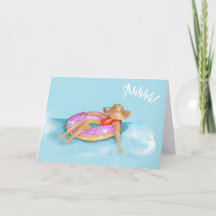 Entspannen Sie im Pool auf einem Sprinkle-Dampf-Fl