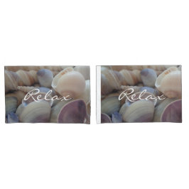 Entspannen Sie Muscheln Summer Beach Natural Foto Kissenbezug