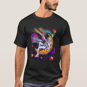 Entspannen Sie sich auf dem Raumschiff Astronaut T-Shirt