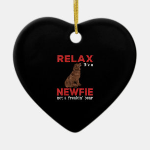 Entspannen Sie sich bei einem Drink Niedlicher J Keramik Ornament