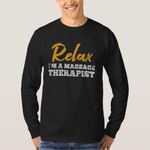 Entspannen Sie sich bei einer Massage-Therapie Mas T-Shirt
