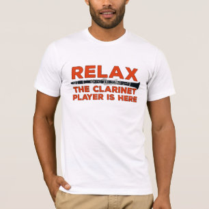 Entspannen Sie sich beim Klarinettenspieler T-Shirt