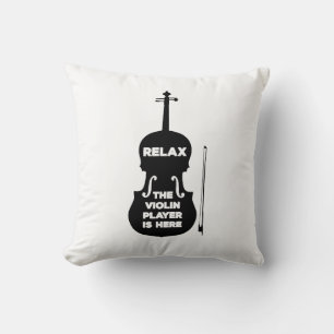 Entspannen Sie sich beim Violin Player Kissen