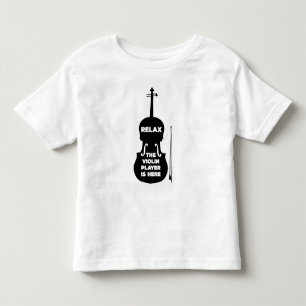 Entspannen Sie sich beim Violin Player Kleinkind T-shirt