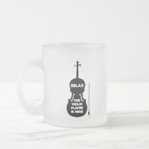 Entspannen Sie sich beim Violin Player Mattglastasse