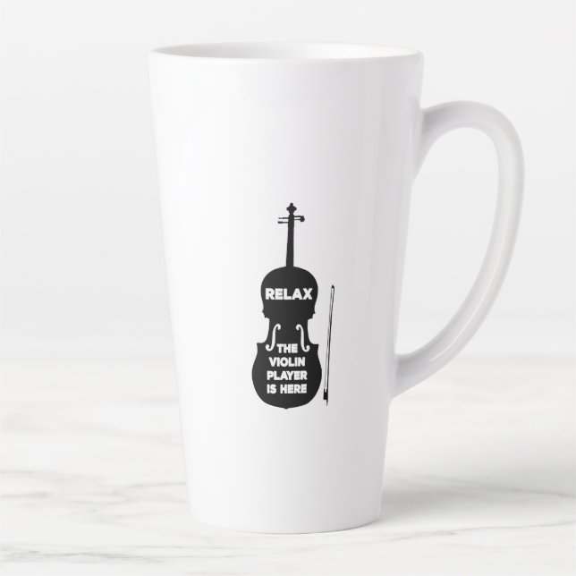 Entspannen Sie sich beim Violin Player Milchtasse (Rechts)