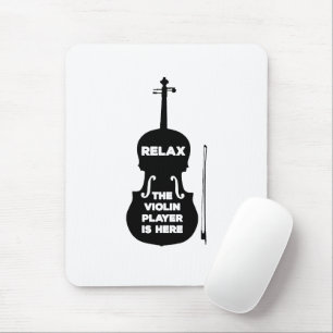 Entspannen Sie sich beim Violin Player Mousepad