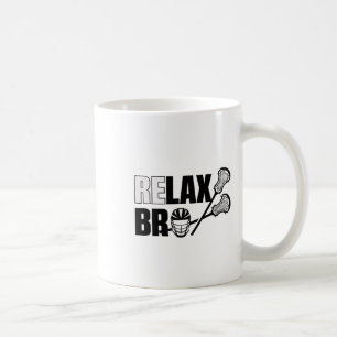 Entspannen Sie sich Bro Lacrosse Player Lax Teen B Kaffeetasse
