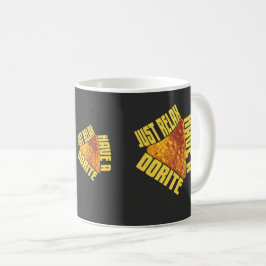 Entspannen Sie sich einfach bei einer Ruhepause Kaffeetasse