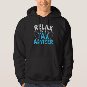 Entspannen Sie sich, ich bin Steuerberater CPA Rec Hoodie