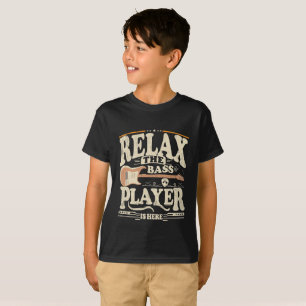 Entspannen Sie sich im Bass Player, wo Gitarrist G T-Shirt