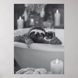 Entspannen Sie sich im Tub Fun Bad Poster