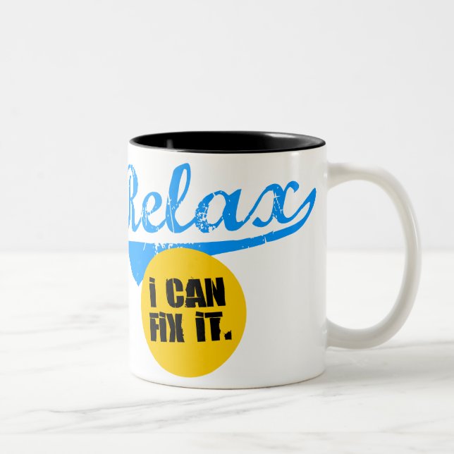 Entspannen Sie sich Kaffee-Tassen Zweifarbige Tasse (Rechts)