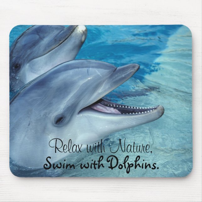 Entspannen Sie sich mit Natur, Schwimmen mit Mousepad (Vorne)