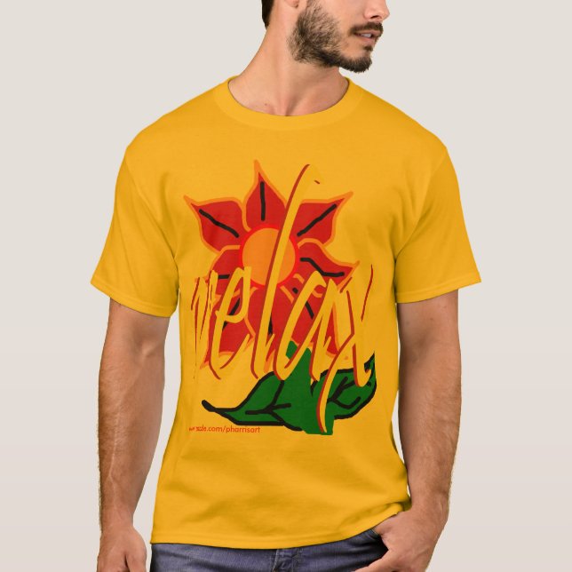 Entspannen Sie sich tropischen T - Shirt - (Vorderseite)