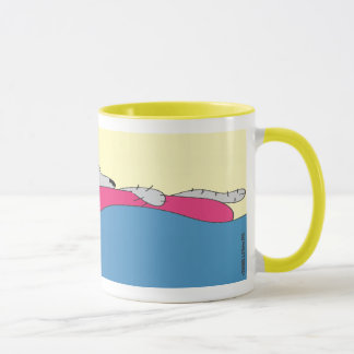 Entspannen Sie sich u. wickeln Sie ab sich (mit Tasse