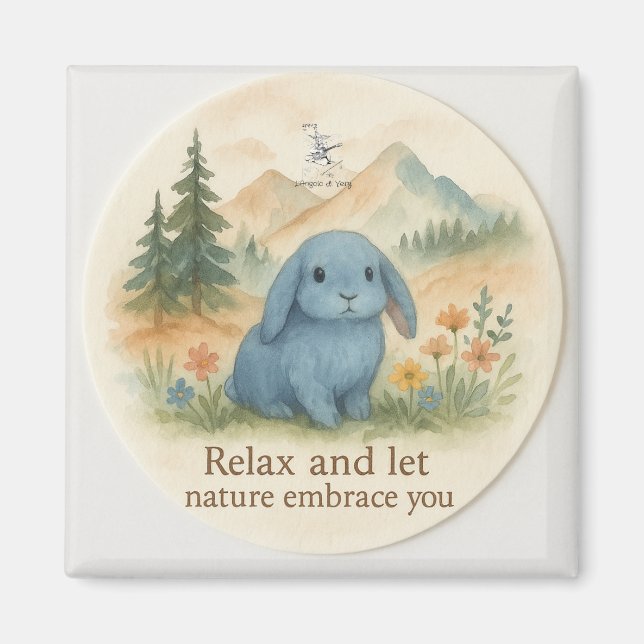 Entspannen Sie sich und ließ die Natur, die Sie um Magnet (Vorne)