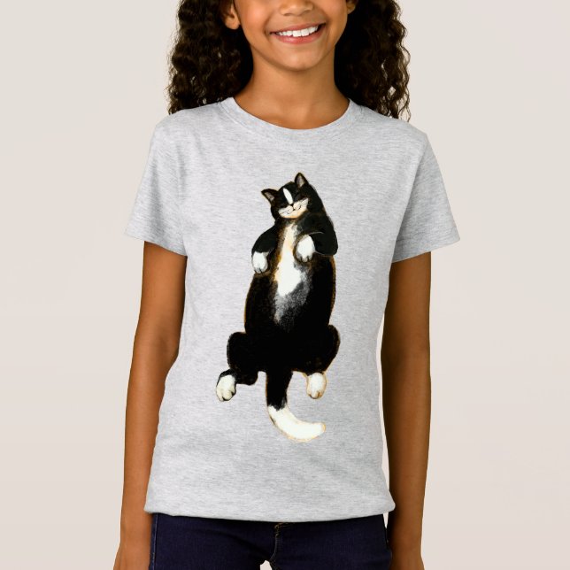 Entspannen Sie sich wie diese Katze mit einem Nick T-Shirt (Vorderseite)