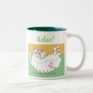 Entspannen Sie sich! Zweifarbige Tasse