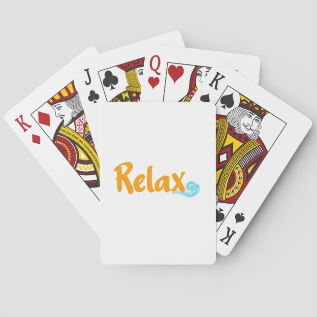 Entspannen Spielkarten (Rückseite)