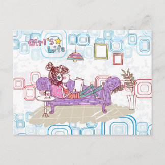 Entspannend Postkarte