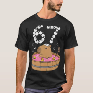 Entspannende Badewanne Capybara Sauna 67 Entspannt T-Shirt