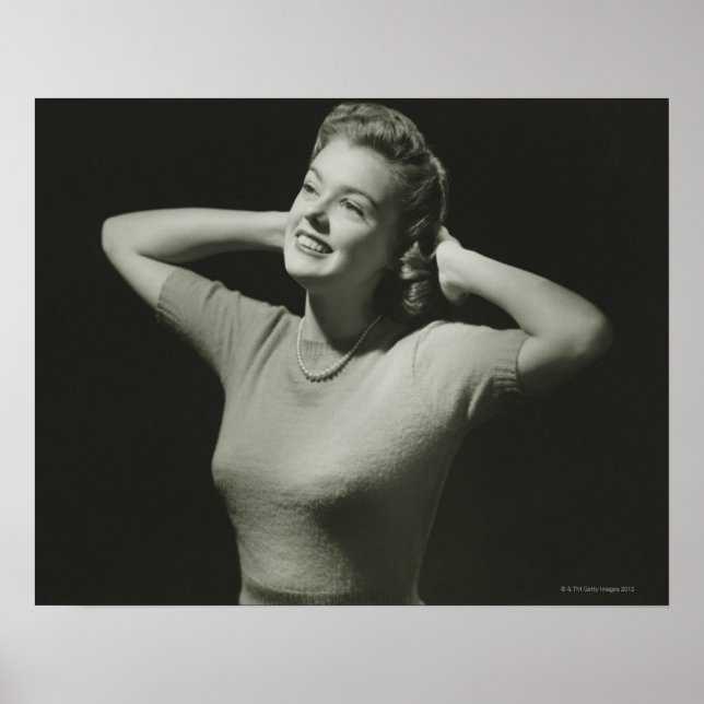 Entspannende Frau Poster (Vorne)