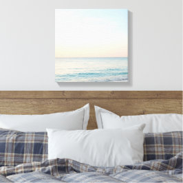 Entspannende gemütliche Strandleinwand Leinwanddruck