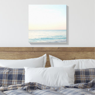 Entspannende gemütliche Strandleinwand Leinwanddruck