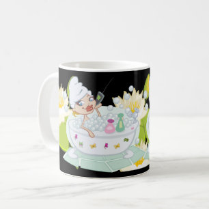 Entspannende Girl Shower Zuhause Wellness-Center I Kaffeetasse