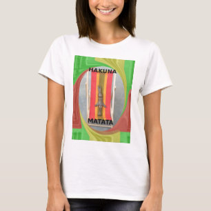 Entspannende Kaninchenkonstruktionen Druckgestaltu T-Shirt