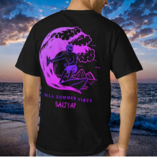 Entspannende Sommer Stimmung Lila von Salty AF T-Shirt