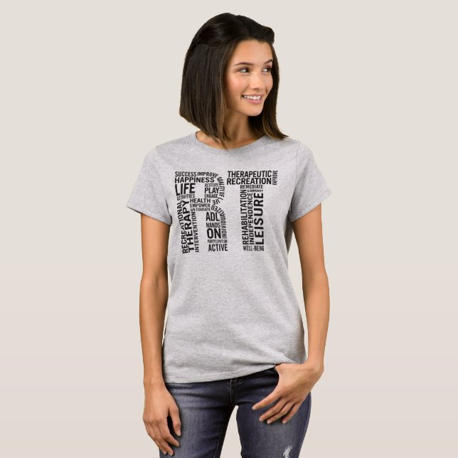 Entspannende Therapeut Funktelegrafie T-Shirt (Vorne ganz)