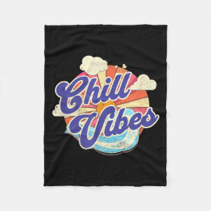 Entspannende Vibes Casual Sommer Sonnenschein Graf Fleecedecke