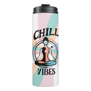 Entspannende Vibes Meditation Thermosbecher