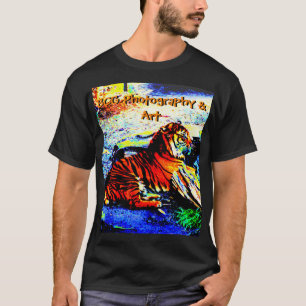 Entspannender Tiger-helle T-Shirt