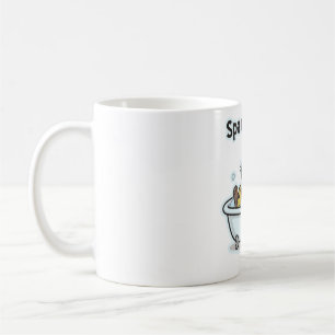 Entspannendes Capybara-Meme-Cartoon  Kaffeetasse