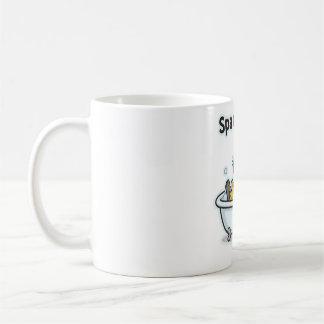 Entspannendes Capybara-Meme-Cartoon  Kaffeetasse