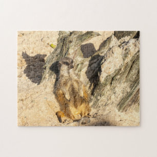 Entspannendes kleines Erdmännchen-Puzzle
