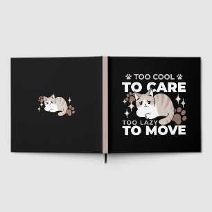 Entspannte & lazy Vibes für Cat Lovers Design Gästebuch