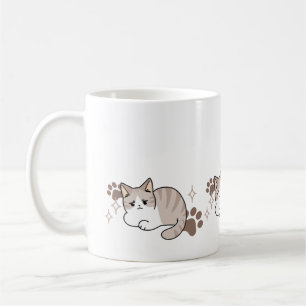 Entspannte & lazy Vibes für Cat Lovers Design Kaffeetasse