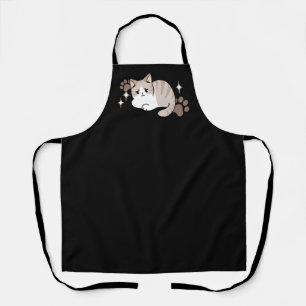 Entspannte & lazy Vibes für Cat Lovers Design Schürze