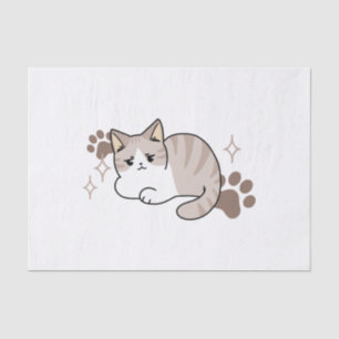 Entspannte & lazy Vibes für Cat Lovers Design Seidenpapier
