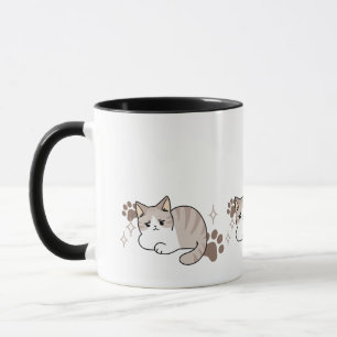 Entspannte & lazy Vibes für Cat Lovers Design Tasse