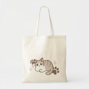 Entspannte & lazy Vibes für Cat Lovers Design Tragetasche