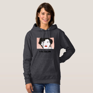 Entspannte Strandmiene Hoodie