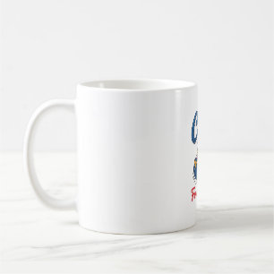 Entspannter 4. Juli Patriotischer Enten T-Shirt De Kaffeetasse