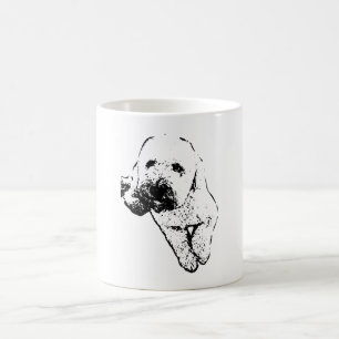 Entspannter Lagotto-Welpe-Tinten-Kunst-Becher Kaffeetasse
