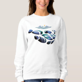 Entspannter Polar-Bär Sweatshirt